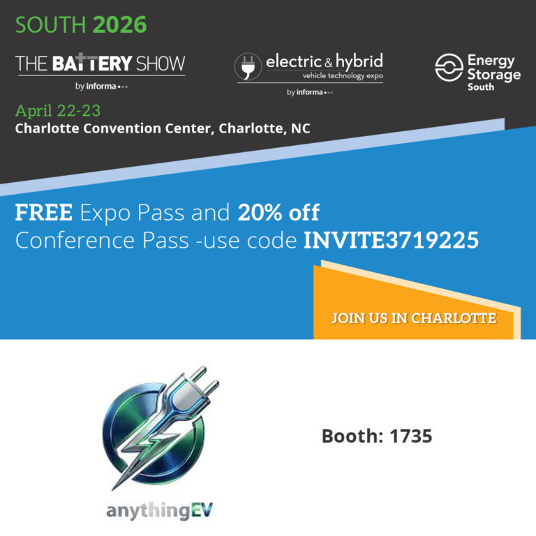 Image advertisement for Battery Show South 2026